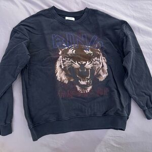 Anine Bing Tiger sweatshirt size L